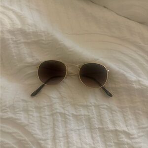 Tommy Hilfiger Gold and Brown Sunglasses